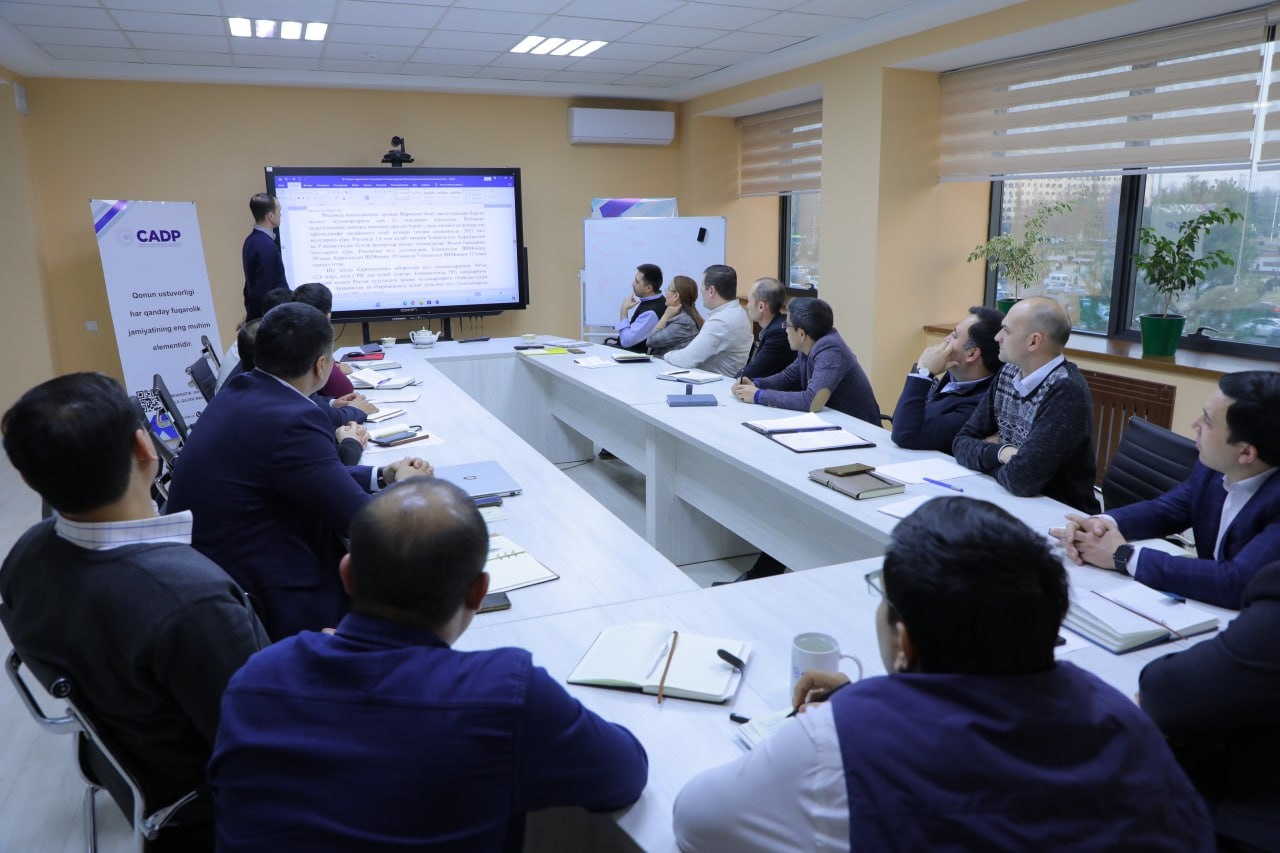 Markaz xodimlari uchun oʻquv seminar-trening tashkil etildi