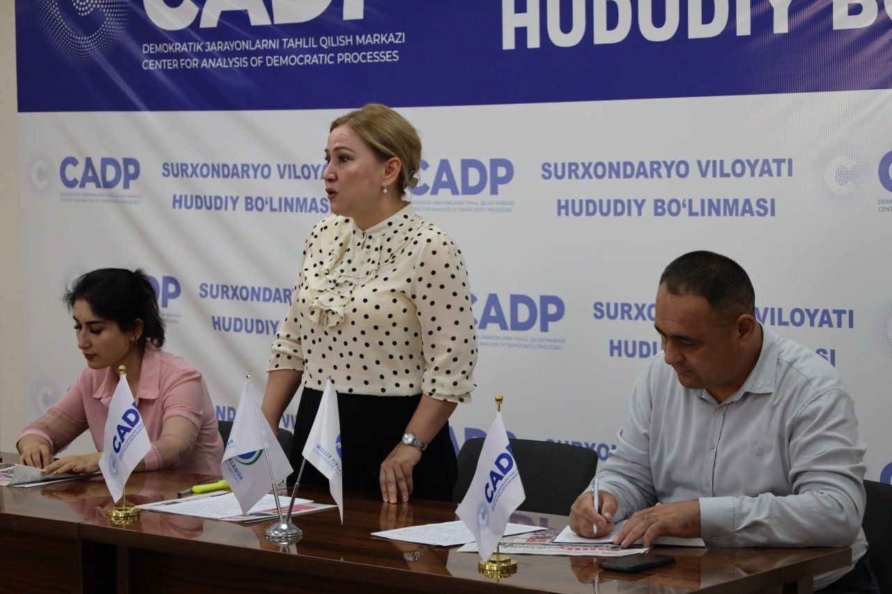 Surxondaryoda milliy qadriyatlar va zamonaviy tafakkur uyg‘unligini ta’minlash masalalari muhokama qilindi.