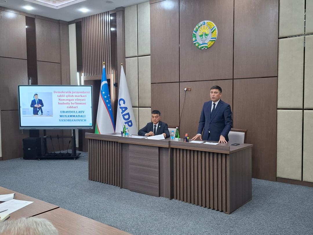 “Xalq deputatlari Kengashlarining siyosiy partiyalar bilan hamkorligi masalalari” mavzusida davra suhbati oʻtkazildi