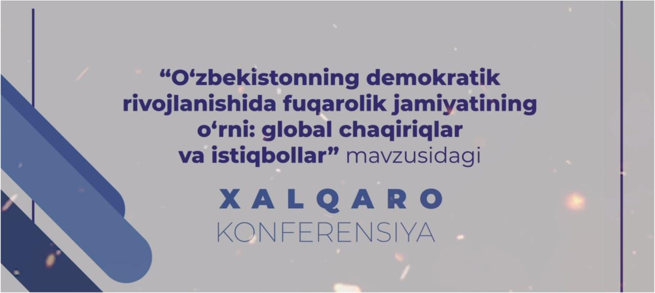 📢 Xalqaro konferensiyaga taklif!