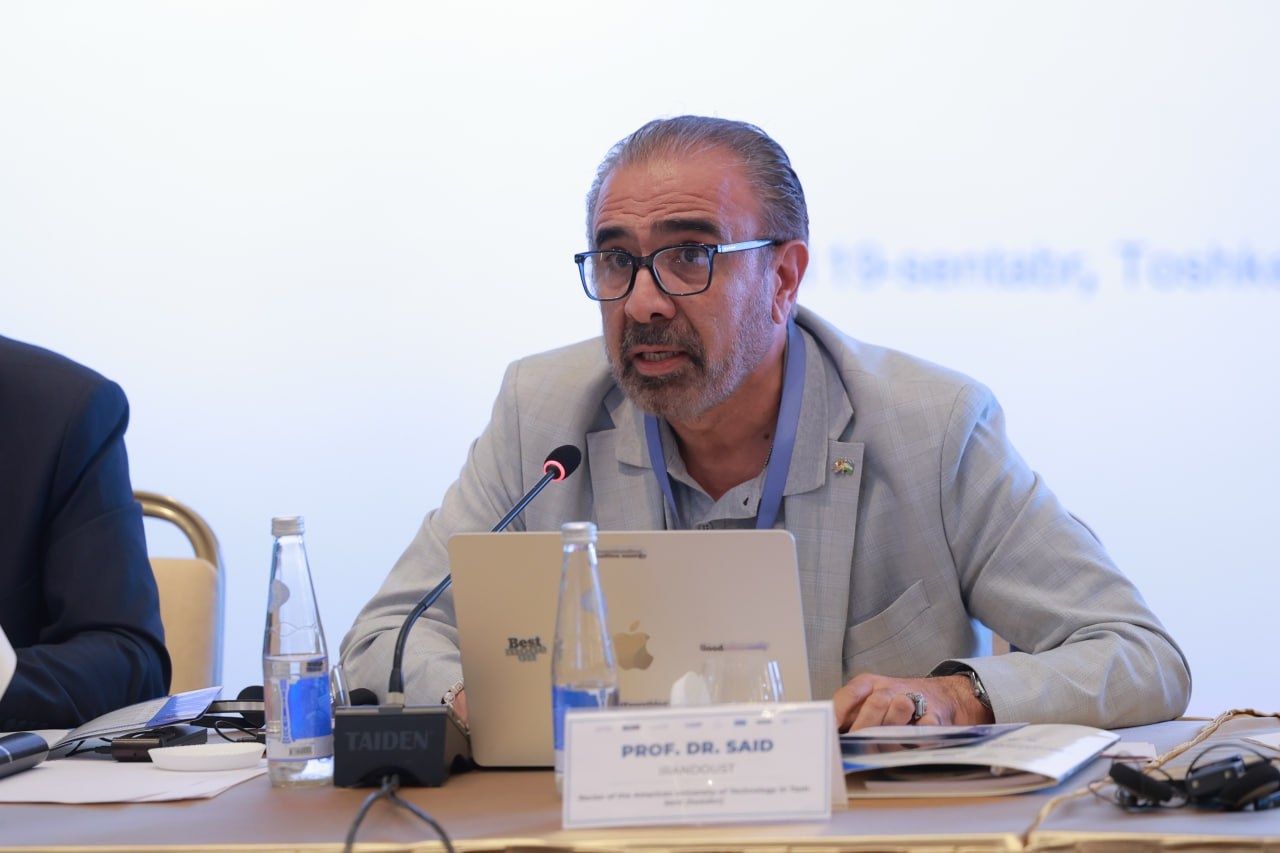 ✅Dr. Said Irando‘st, Toshkent shahridagi Amerika texnologiyalar universiteti (AUT) asoschisi va rektori: