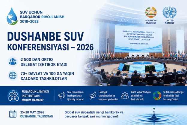The Dushanbe Water Conference: A Broad Field of Activity for Civil Society Institutions